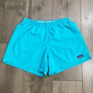 Patagonia teal blue baggies shorts size small